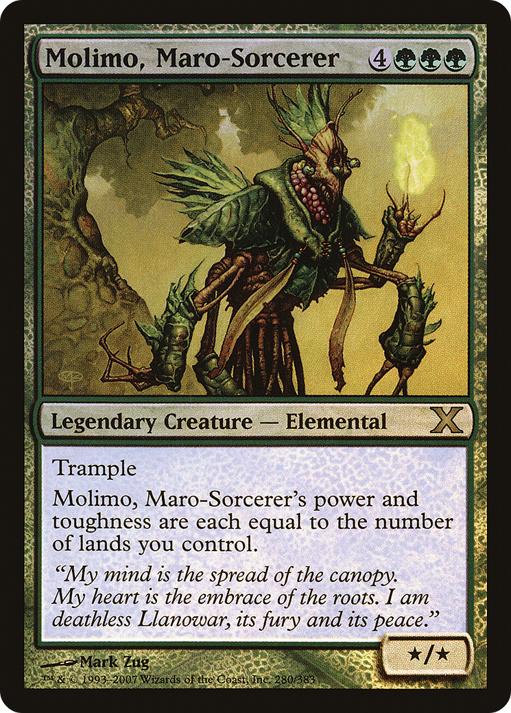Molimo, Maro-Sorcerer (10E-280★)  Foil - Tenth Edition