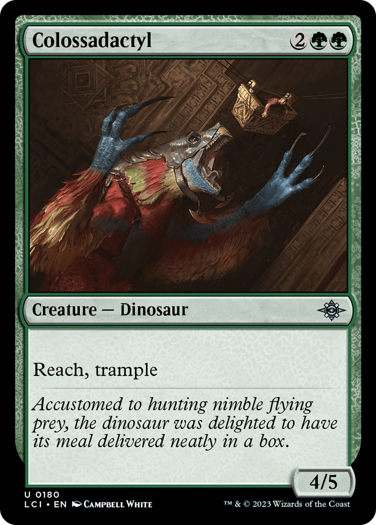 Colossadactyl (LCI-180)  Foil - The Lost Caverns of Ixalan