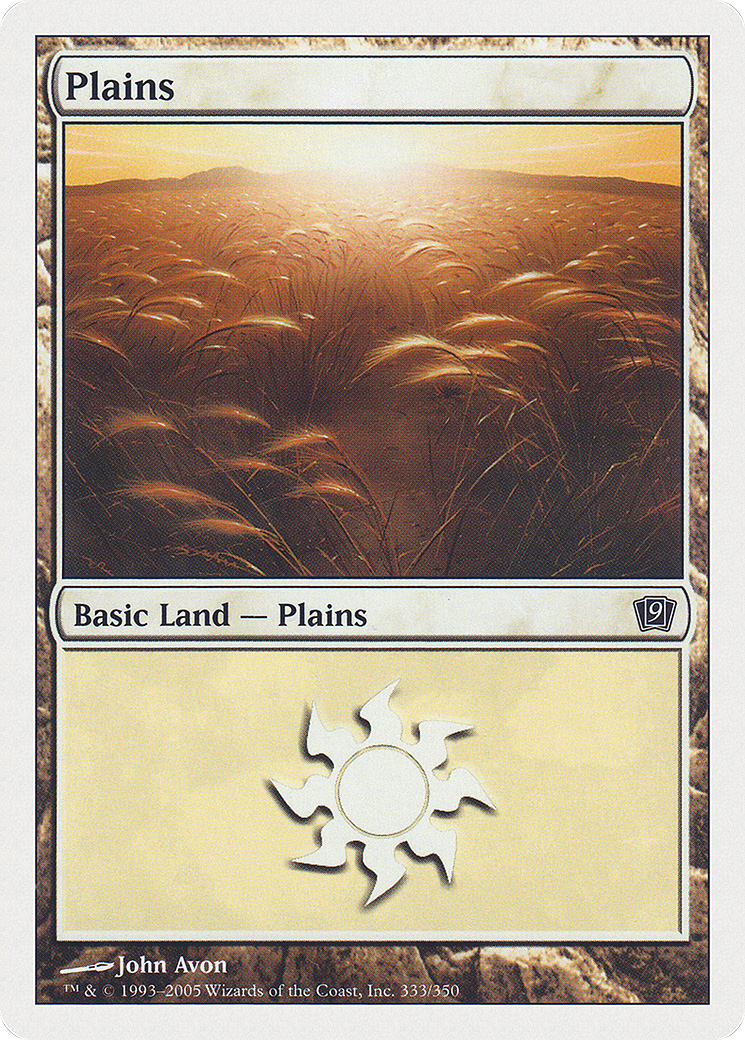 Plains (333) (9ED-333) - Ninth Edition