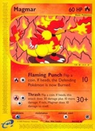 Magmar 086  - Reverse Holofoil Expedition - Uncommon