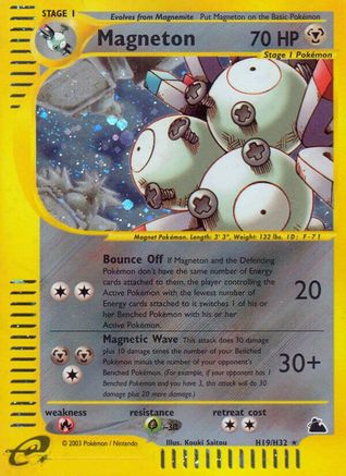 Magneton (H19) H19  - Holofoil Skyridge - Holo Rare
