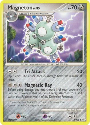 Magneton 054/130  - Reverse Holofoil Diamond and Pearl - Uncommon