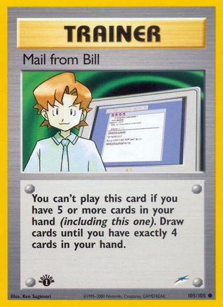 Mail from Bill 105/105  - 1st Edition Neo Destiny - Common
