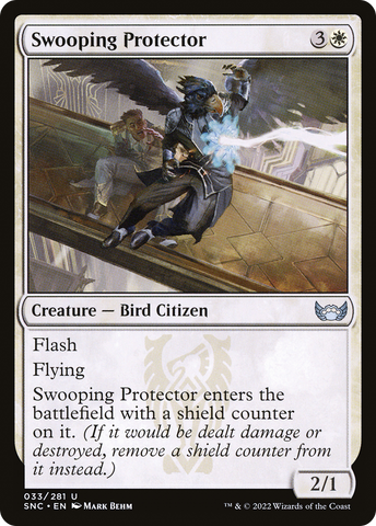 Swooping Protector (SNC-033)  Foil - Streets of New Capenna