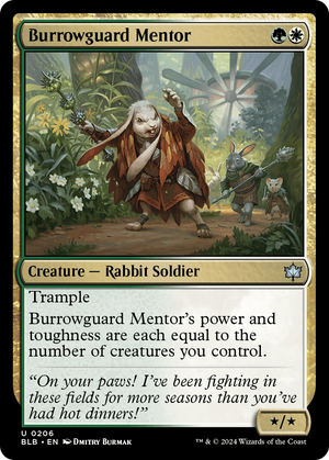 Burrowguard Mentor (BLB-206)  - Bloomburrow