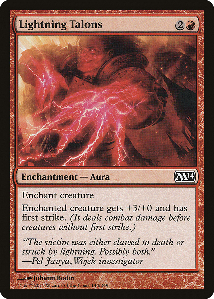 Lightning Talons (M14-144)  Foil - Magic 2014