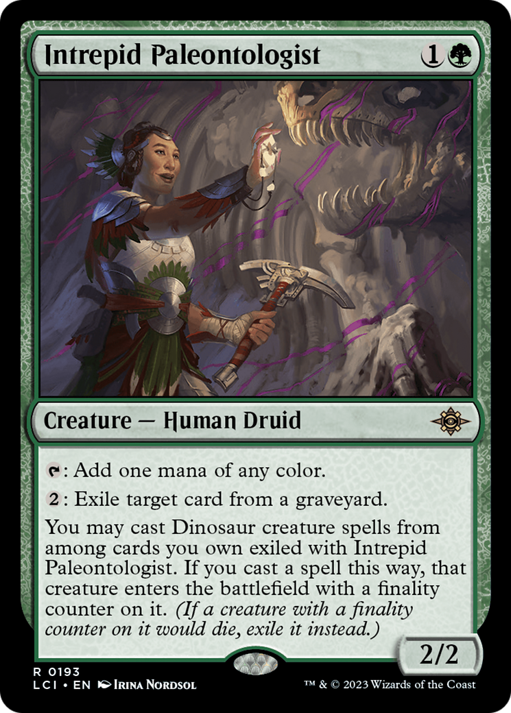 Intrepid Paleontologist (LCI-193)  Foil - The Lost Caverns of Ixalan