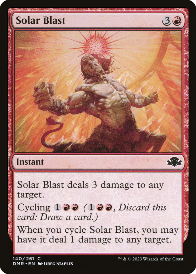 Solar Blast (DMR-140)  Foil - Dominaria Remastered