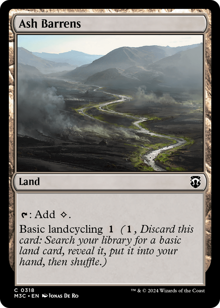 Ash Barrens (M3C-318)  - Modern Horizons 3 Commander