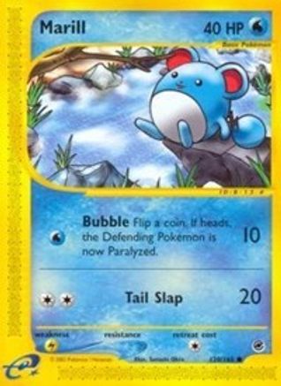 Marill 120/165  - Reverse Holofoil Expedition - Common