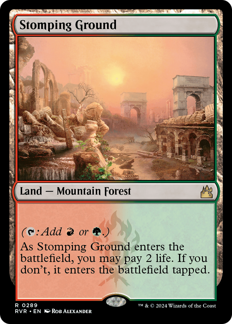 Stomping Ground (RVR-289)  Foil - Ravnica Remastered