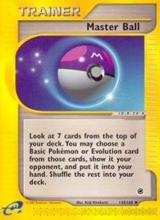 Master Ball 143/165  Expedition - Uncommon