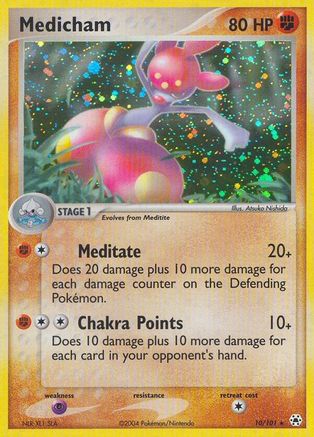 Medicham 010/101  - Reverse Holofoil Hidden Legends - Holo Rare