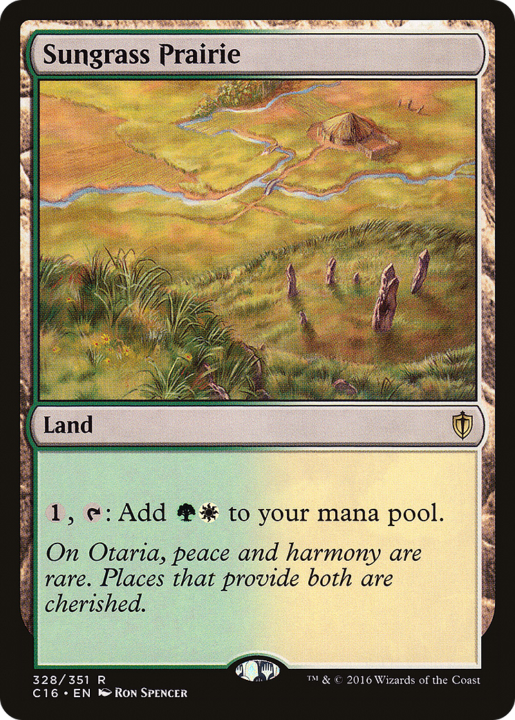 Sungrass Prairie (C16-328)  - Commander 2016