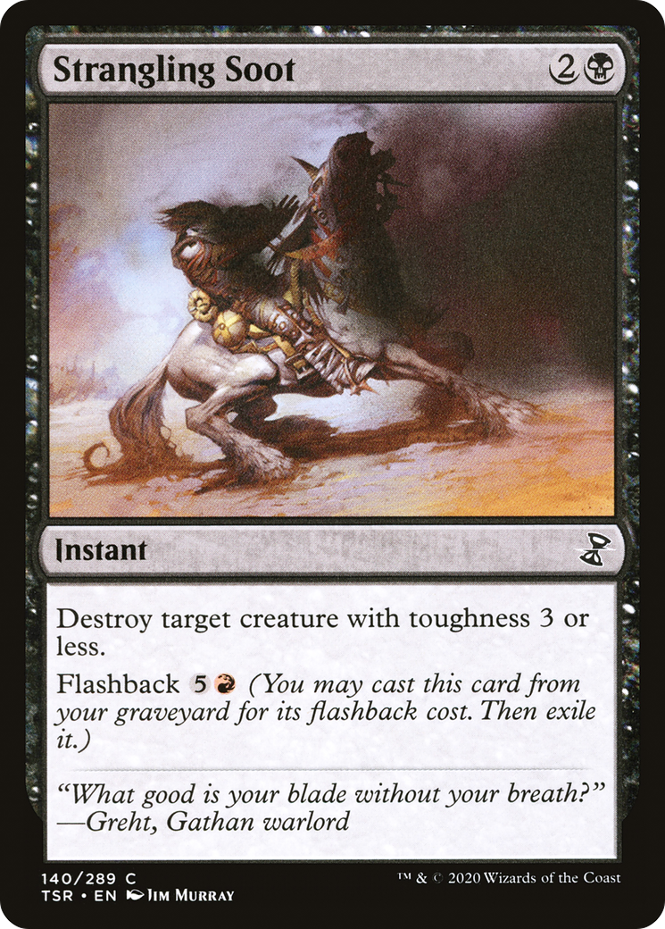Strangling Soot (TSR-140)  Foil - Time Spiral Remastered