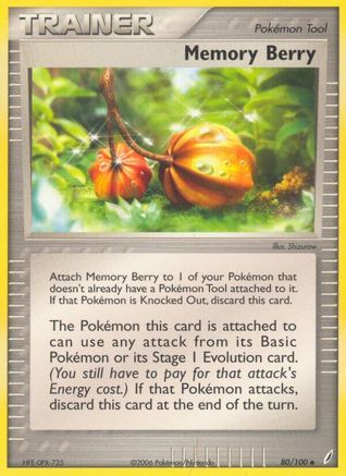 Memory Berry 080/100  - Reverse Holofoil Crystal Guardians - Uncommon