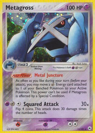 Metagross 011  - Reverse Holofoil Hidden Legends - Holo Rare