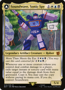 Soundwave, Sonic Spy (BOT-014)  Foil - Transformers: (convertdfc)
