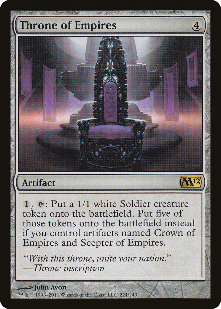 Throne of Empires (M12-221)  - Magic 2012