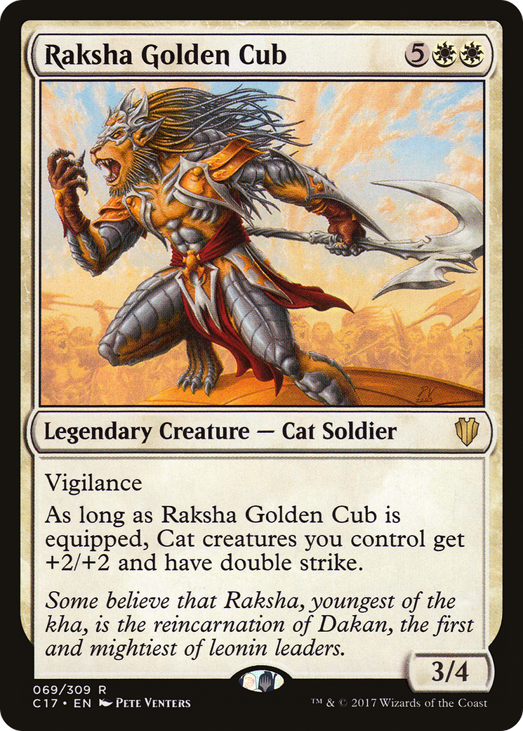 Raksha Golden Cub (C17-069)  - Commander 2017