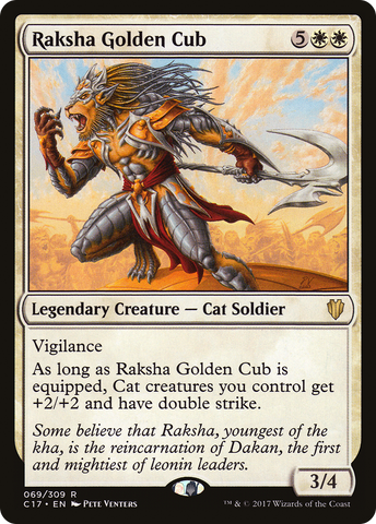 Raksha Golden Cub (C17-069)  - Commander 2017