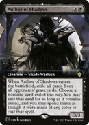 Author of Shadows (Extended Art) (C21-362)  - Commander 2021: (Extended Art)