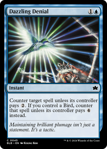 Dazzling Denial (BLB-045)  - Bloomburrow
