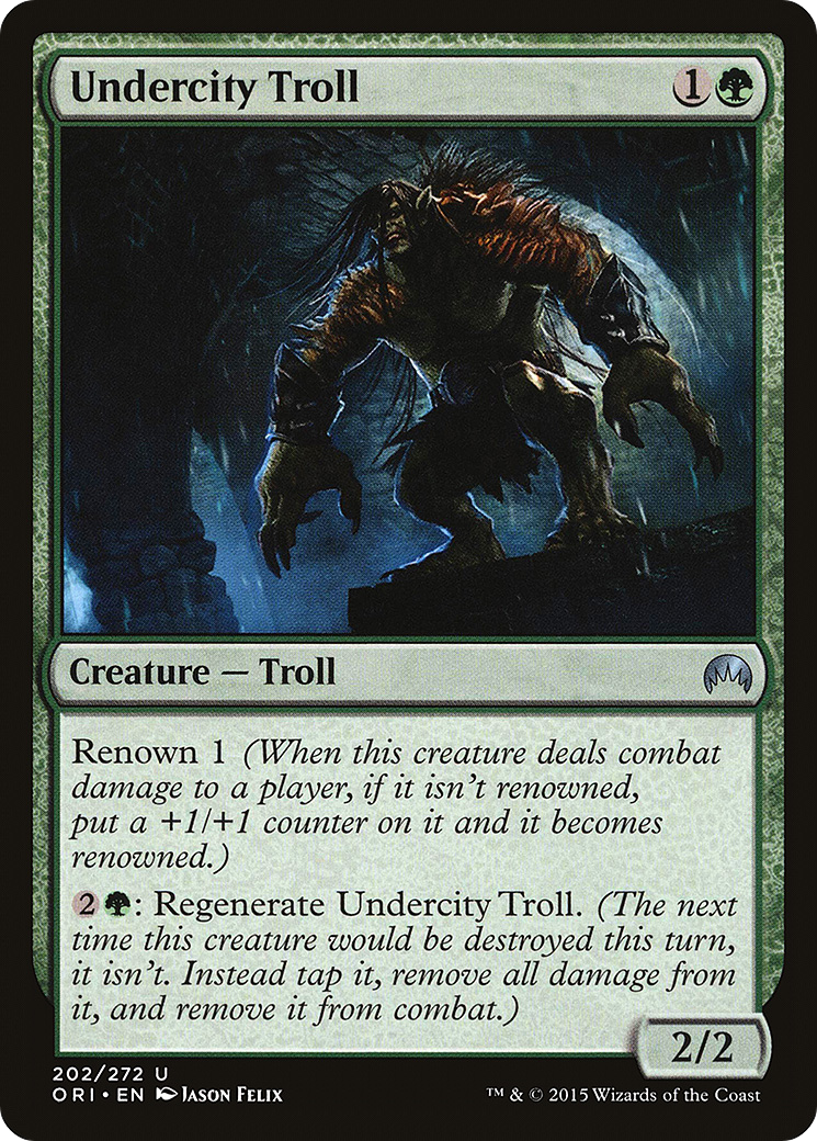 Undercity Troll (ORI-202)  - Magic Origins