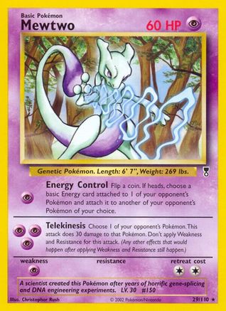 Mewtwo 029  - Reverse Holofoil Legendary Collection - Rare