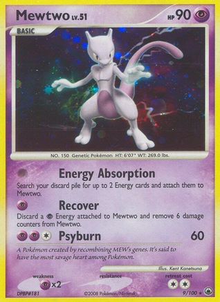 Mewtwo 009  - Holofoil Majestic Dawn - Holo Rare