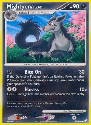 Mightyena 066  Legends Awakened - Uncommon