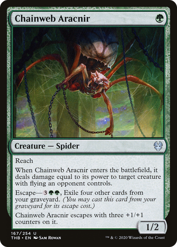 Chainweb Aracnir (THB-167)  Foil - Theros Beyond Death