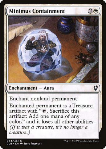 Minimus Containment (CLB-034)  - Commander Legends: Battle for Baldur's Gate