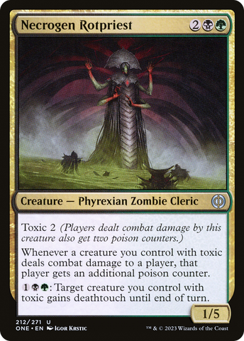 Necrogen Rotpriest (ONE-212)  Foil - Phyrexia: All Will Be One