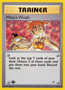Misty's Wrath 114/132  - 1st Edition Gym Heroes - Uncommon