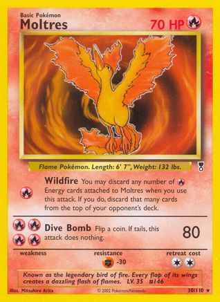 Moltres 030  Legendary Collection - Rare