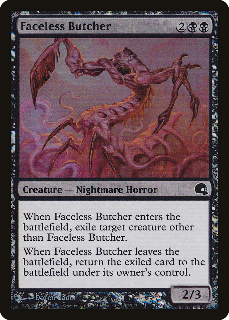 Faceless Butcher (GRV-003)  Foil - Premium Deck Series: Graveborn