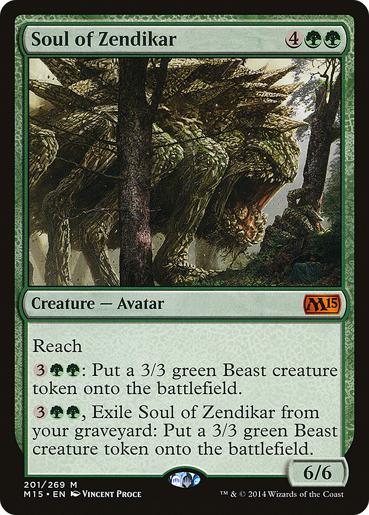 Soul of Zendikar (M15-201)  Foil - Magic 2015