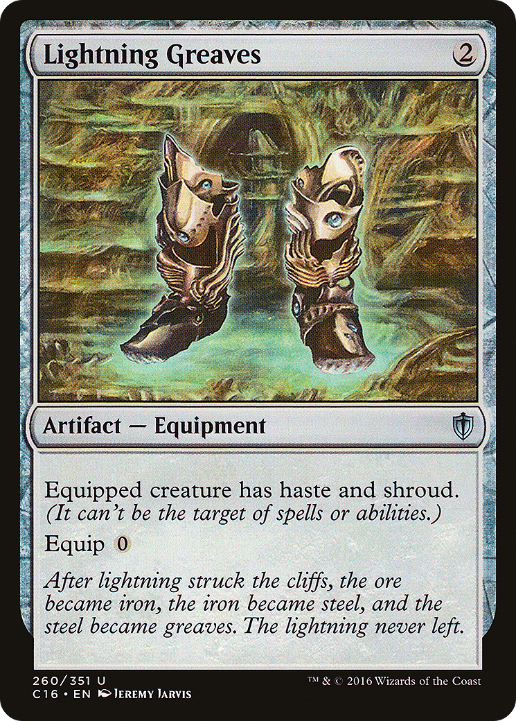 Lightning Greaves (C16-260)  - Commander 2016