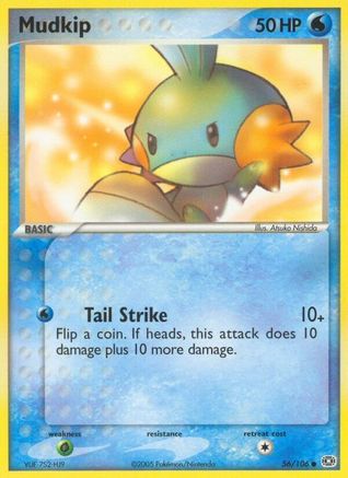 Mudkip 056/106  - Reverse Holofoil Emerald - Common