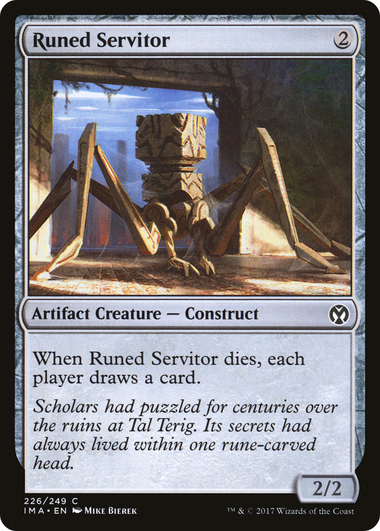 Runed Servitor (IMA-226)  - Iconic Masters