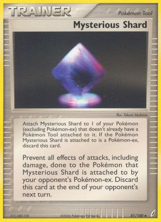 Mysterious Shard 081/100  - Reverse Holofoil Crystal Guardians - Uncommon