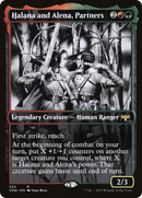 Halana and Alena, Partners (Showcase) (VOW-325)  - Innistrad: Crimson Vow: (Showcase)