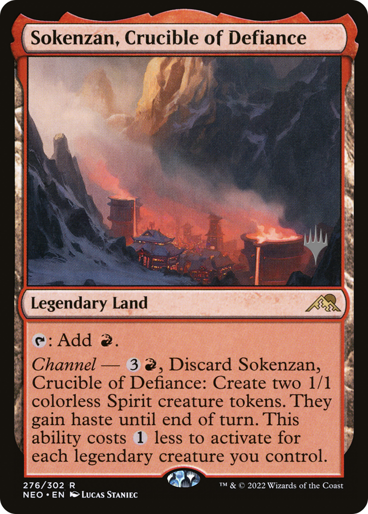 Sokenzan, Crucible of Defiance (PPNEO-276) - Kamigawa: Neon Dynasty Promos Foil