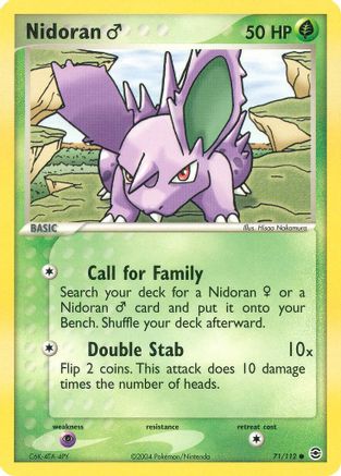 Nidoran M 071/112  FireRed & LeafGreen - Common