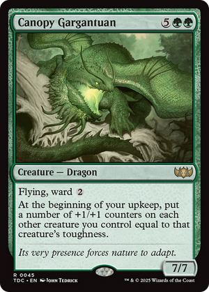 Canopy Gargantuan (TDC-045)  - Commander: Tarkir: Dragonstorm