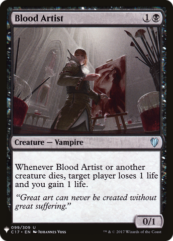 Blood Artist (LIST-099)  - The List