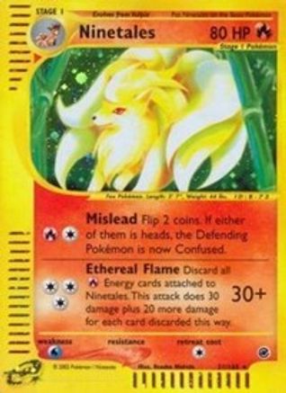 Ninetales (21) 021  - Reverse Holofoil Expedition - Holo Rare