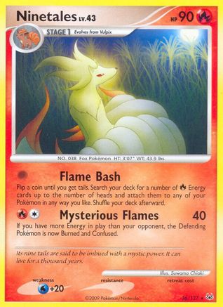 Ninetales 036  Platinum - Rare