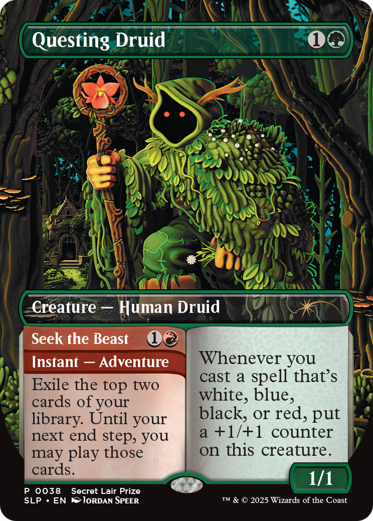 Questing Druid (SLP-038)  - Secret Lair Showdown